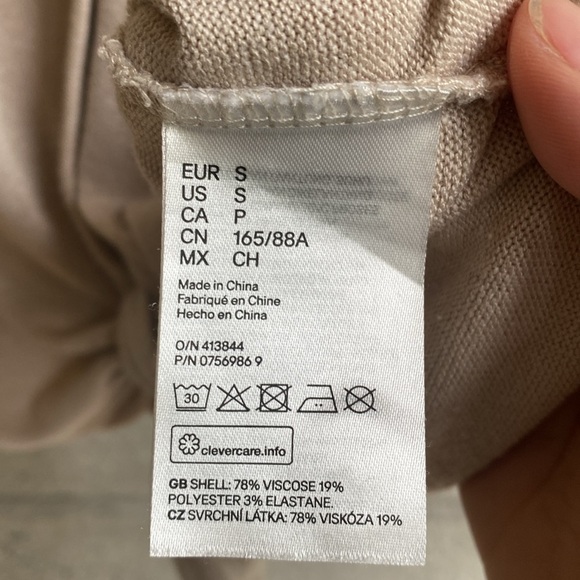 H&M Knot Tie Front Lightweight Sweater - Picture 3 of 6